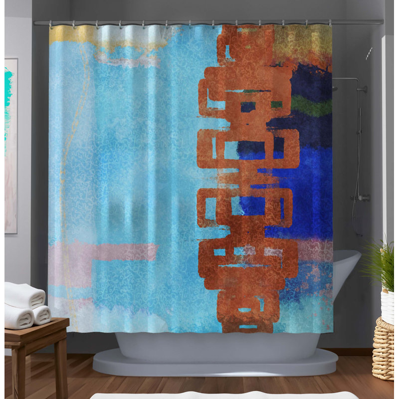 Rideau de douche abstrait Deawn