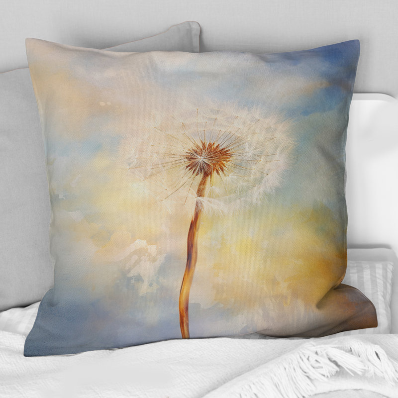Coussin White Dandelion