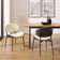 Chaise d'appoint rembourrée Schrader