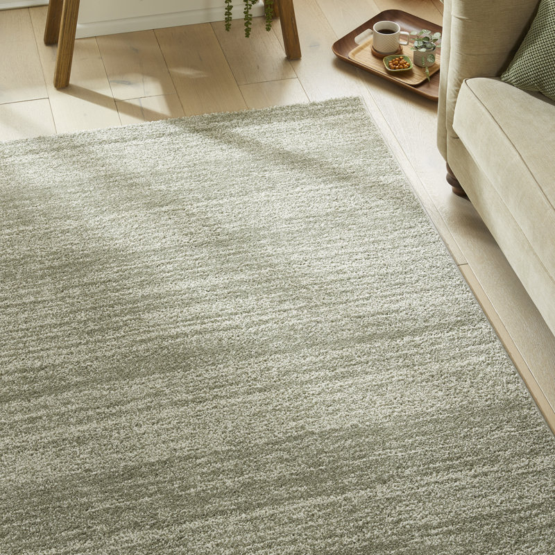 Plush Sage Area Rug, Rectangle 160 x 230 cm