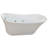 68.87'' x 32.5'' Air Acrylic Bathtub