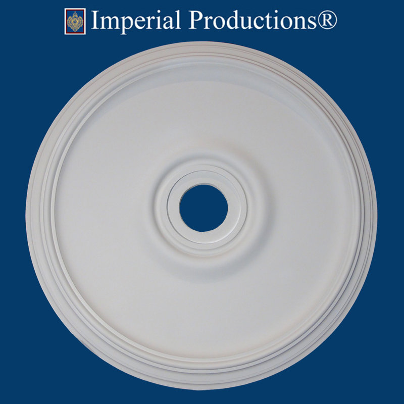 Médaillon de plafond impérial, H 1,5 po x l 28 po x P 28 po