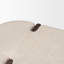 Banc en tissu orme foncé Karina-98239993