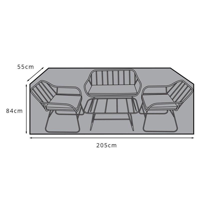 Caspin Outdoor Patio Dining Set Cover