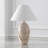 Lampe de table en travertin Kountz