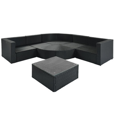 Outdoor Lounge With And Gray Cushions For Deck Striped Pillows