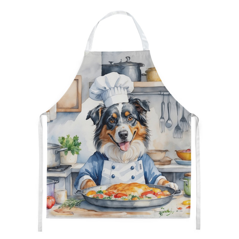 No Pattern Bib Apron