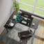 L-Shaped Metal Base Computer Desk-999706215-999706212