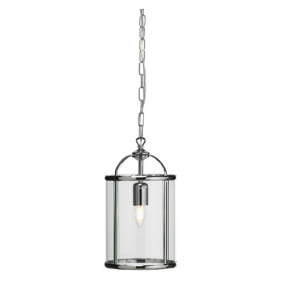 Montauk 1 - Light Chrome Lantern Pendant