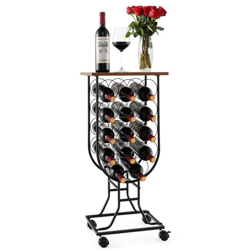 Open Shelving Wine Bottle Rack