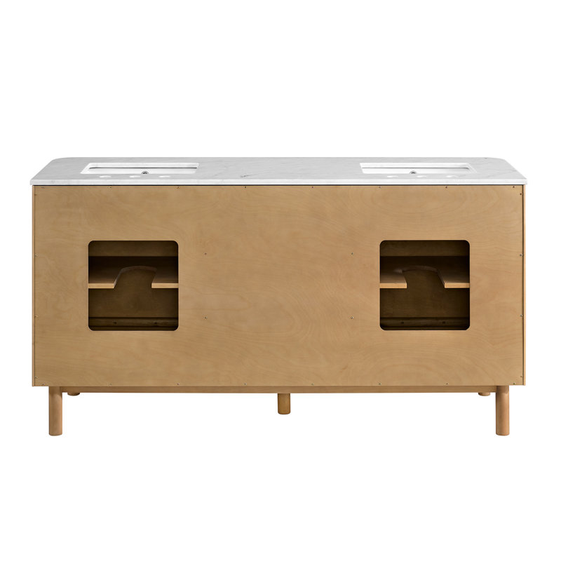 Meuble-lavabo double 66 po Nova