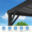 Pergola en métal 8 pi x 10 pi avec auvent-125762760