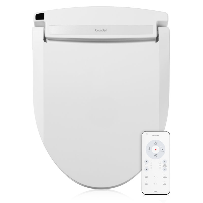 Siège de bidet Swash Select EM617 avec séchoir à air chaud, blanc allongé