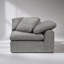Upholstered 45 " Linen Sectional