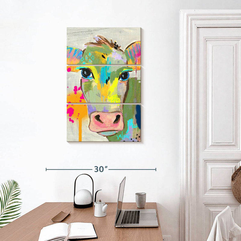 Brampt Cow Neon, 32" H x 20" W
