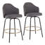 Tabouret de comptoir pivotant 26 po Arabelle-70253046-90192366-101486021