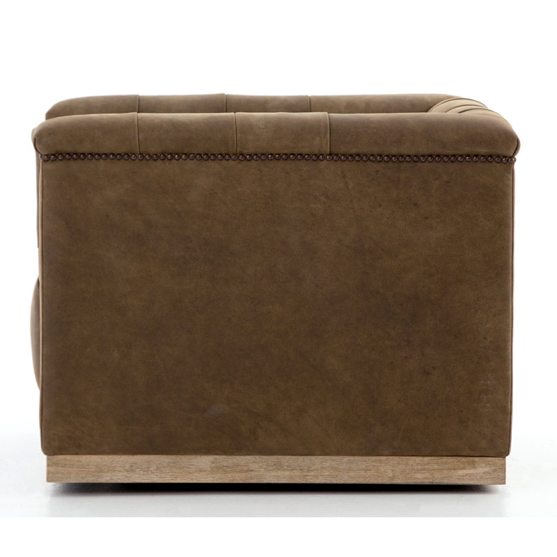 Maxx Swivel Chair, Umber Gray