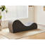 Chaise longue ergonomique grise - Mousse haute densité pour un confort optimal, housse amovible et lavable à la machine, gain de place grâce à son rembourrage souple, format compact et lavable