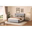 Base de lit tapissier Mid-Century-458173004
