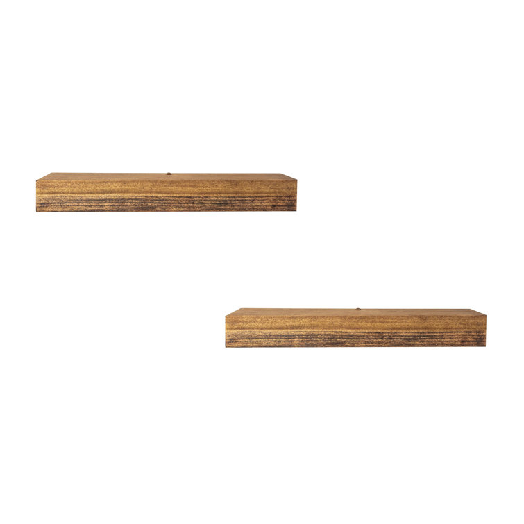 Rayne Poplar Floating Shelves