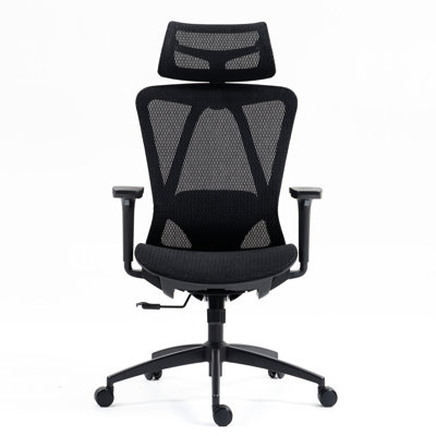 Chaise de bureau en filet à haut dossier