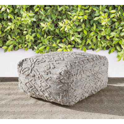 Tundra Handwoven  Outdoor Ottoman