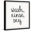 Wash, Rinse and Dry 1 Piece Single Picture Frame Wall Art-1302640617