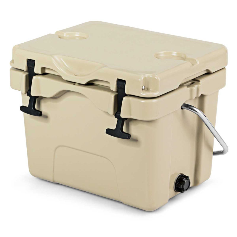 Costway 16 Quarts Handheld Cooler in Khaki