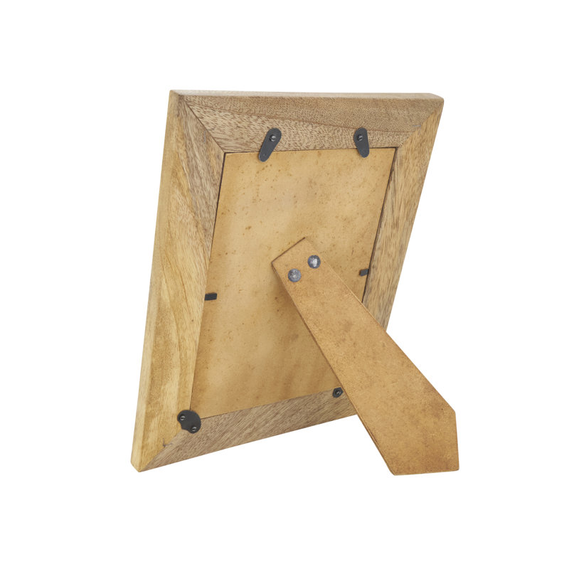 Cadre photo à motif moderne - Cadre photo décoratif en bois aggloméré et bois, 5"x7"