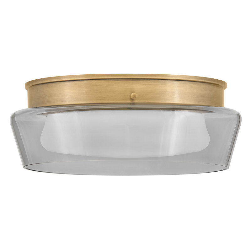 DEMI Flush Mount, Heritage Brass