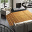 Rag Striped Area Rug in Beige/Brown/Red-40705285