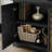 31.5''Vintage Sideboard with Hand-Gilded Embossed Doors with Adjustable Shelves-527157384
