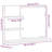 Bath Mirror with Shelves Powder Room Mirror Bath Mirror Engineered Wood-735458769-724147780
