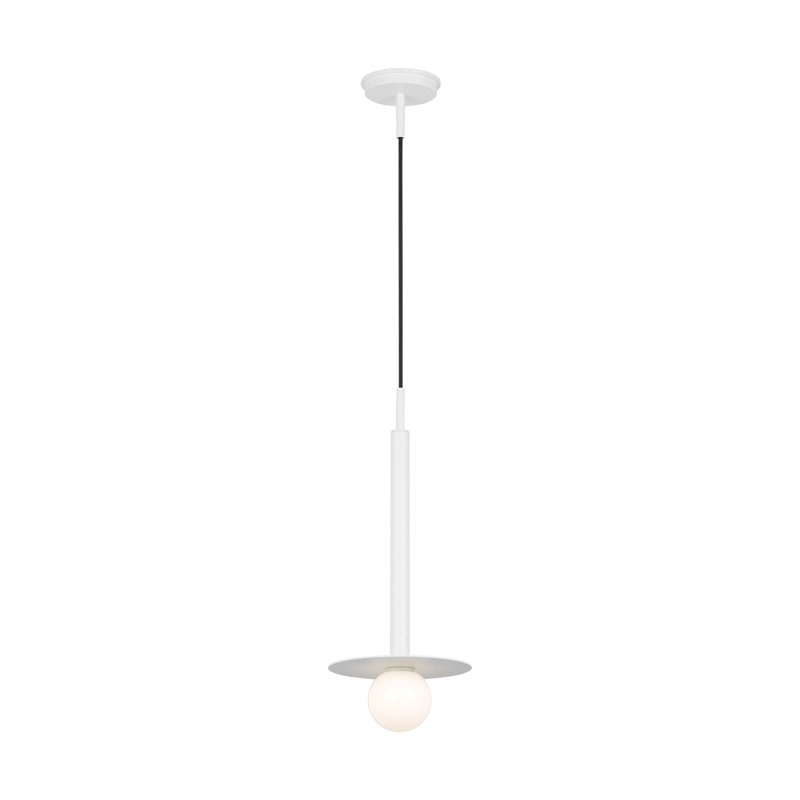 Brickell 1 - Light Matte White Geometric Pendant
