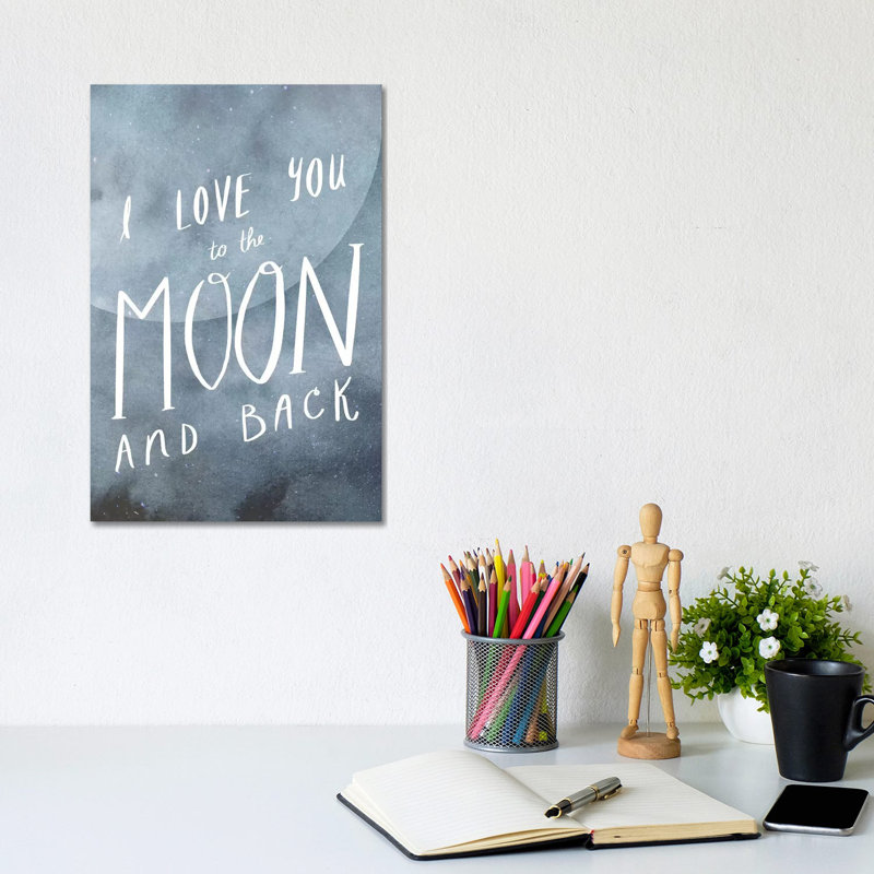 Celestial Love Collection B by Victoria Borges - Wrapped Canvas Print, 20.32 cm H x 30.48 cm W