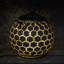 Moroccan Style Geometric Glass Lantern With Iron Detailing-1933475407