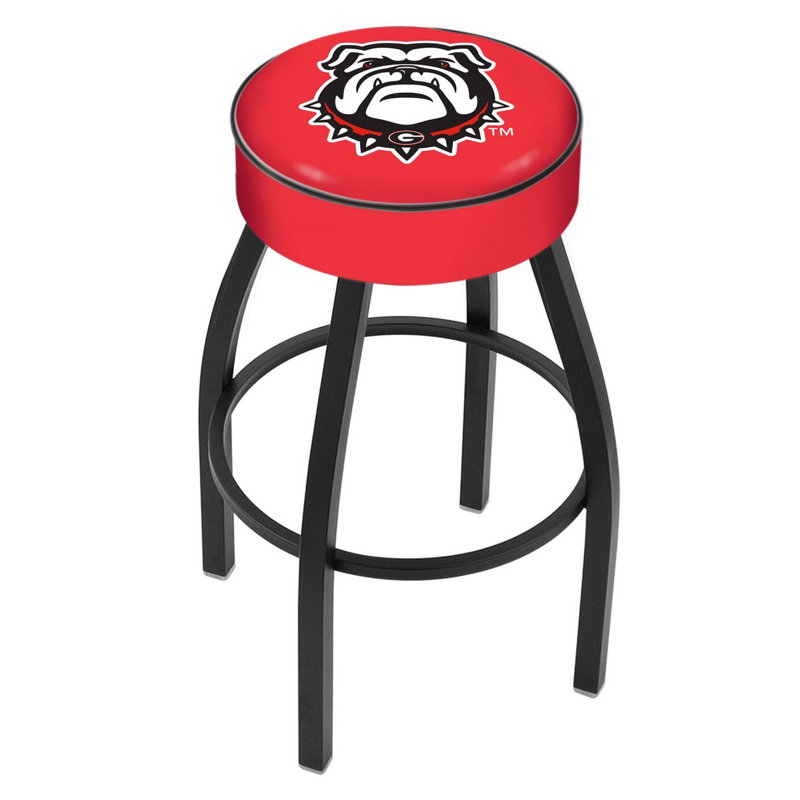 Tabouret de bar et de comptoir NCAA, Bulldog - Géorgie, Noir, Tabouret de bar (assise de 30 po de hauteur)