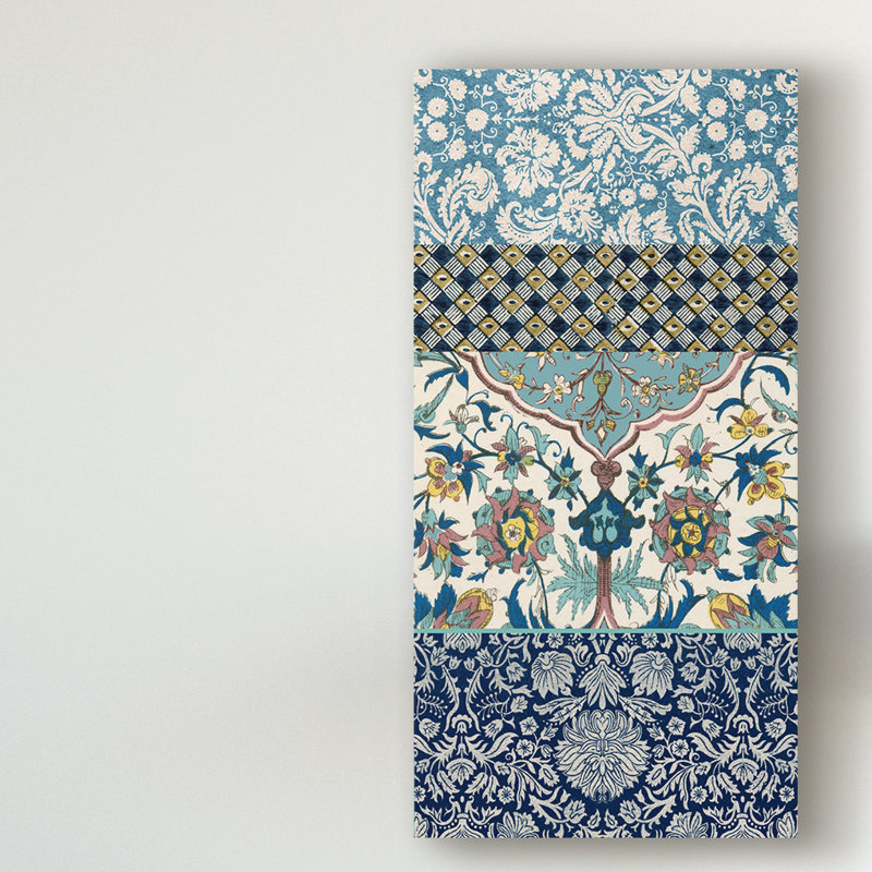 «Bohemian Tapisserie IV» par Vison Studio, reproduction sur toile, H 19 po x l 10 po x P 2 po