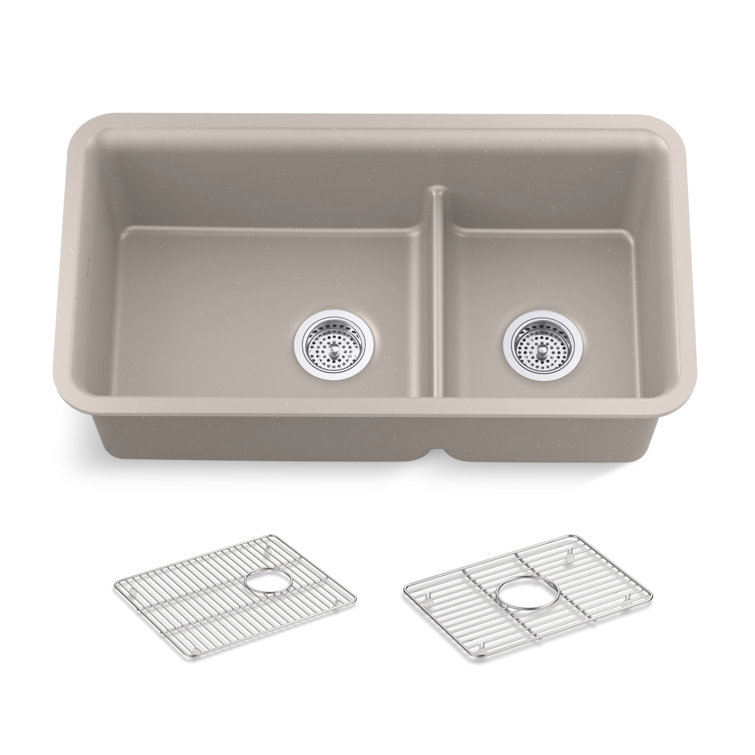 Cairn Smart Divide 33-1/2" Undermount Kitchen Sink