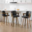 Tabouret de bar pivotant 29,5 po Mid-Century-1820228886-1839930460