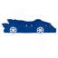 Lit plateforme avec roulettes Race-115900942