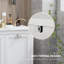 Armoire de salle de bain inclinable HOMcom