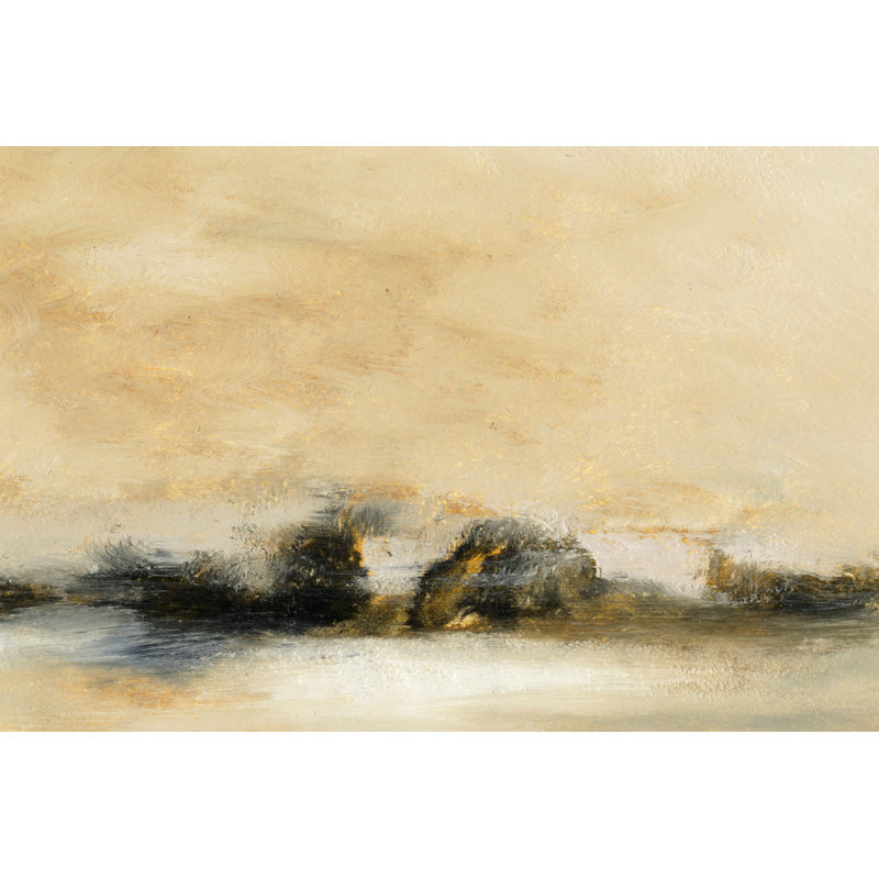 Land I 1 Piece Wrapped Canvas Painting, 30cm H x 46cm W x 3.8cm D