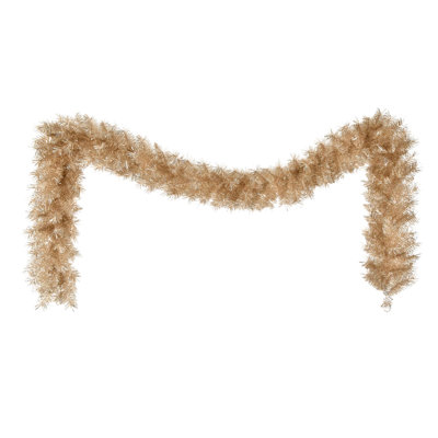 Artificial Rose Gold Round Valley Pine Garland