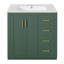 Ensemble de meuble-lavabo 30 po avec lavabo en céramique, armoire de rangement en bois massif, ensemble de meuble-lavabo autoportant avec 3 tiroirs et portes à fermeture douce-117193443-117193446