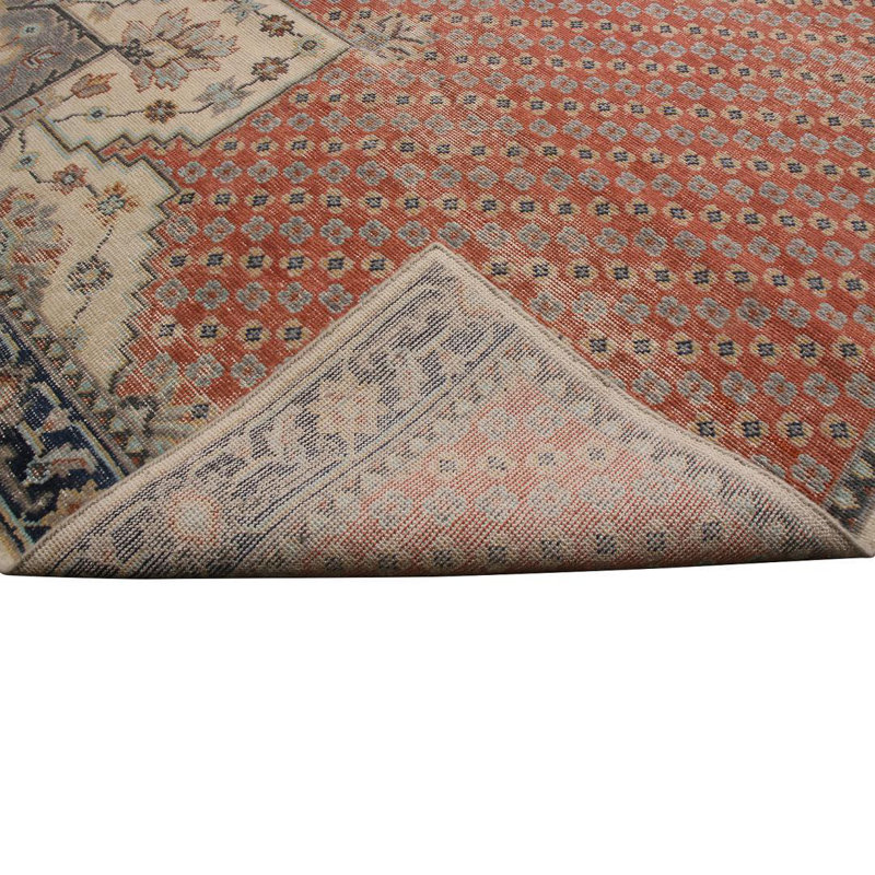 Distressed Homage Hand Knotted Wool Area Rug, Rectangle 10' x 14'