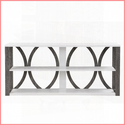 Console Table With 3 Storage Shelf, 72.55 Inch For Entryway, Living Room, Foyer, Hallway, Strong Build Storage, Entry, Structure by 17 Stories