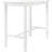 42" Bar-Height Pub Table, Solid Wood, White