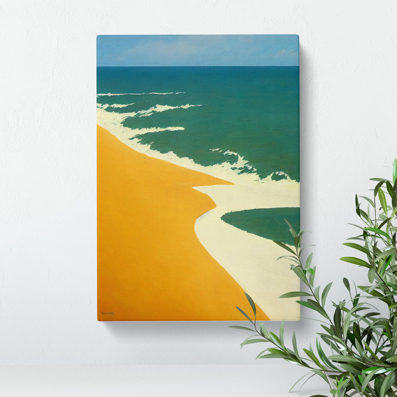 XC1022-1938X Enigmatic Beach - Wrapped Canvas Painting, 50cm H x 35cm W x 3cm D