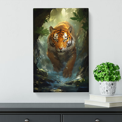 Tiger Tachisme - No Frame Art Prints - Wrapped Canvas